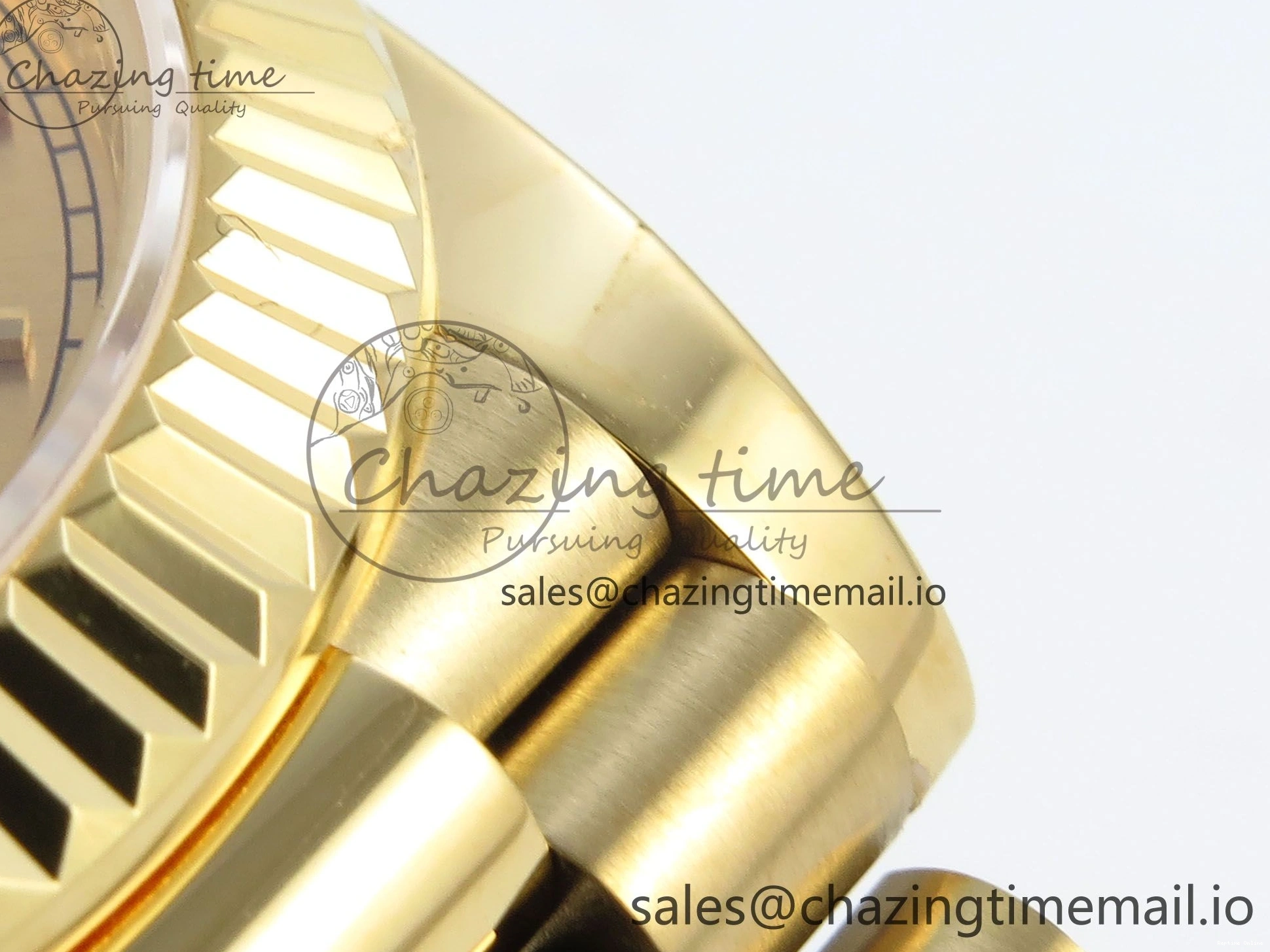 0504 QuickDry Day Date 40 YG 228238 KF 1:1 Best Edition YG Roman Dial on President Bracelet VR3255 (Gain Weight) 839